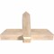 Ekena Millwork Eugene Smooth Timber Gable Bracket, Douglas Fir, 36"W x 24"H x 5 1/2"D x 5 1/2"F, 16/12 Pitch GBW036X24X0606EUG00SDF - alternate 3